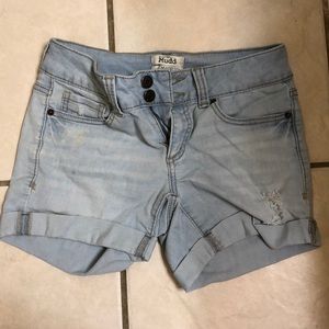 Light Blue Jean Shorts